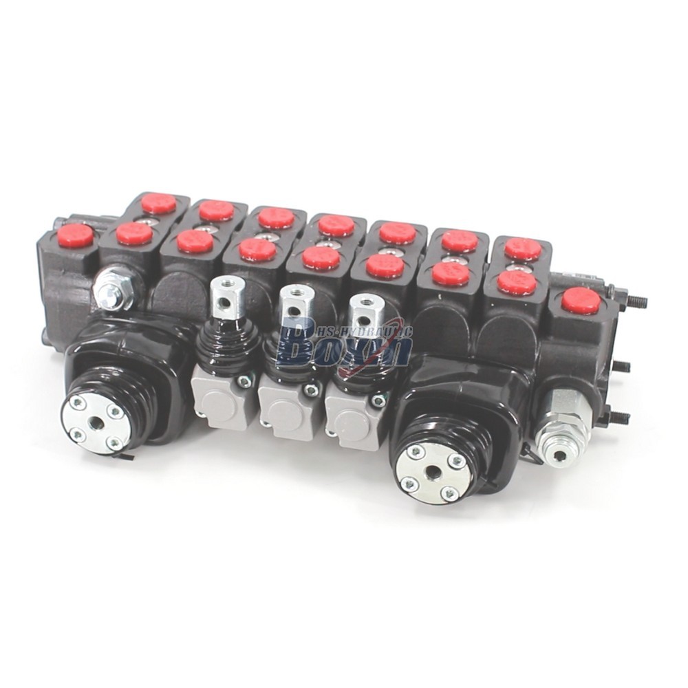 Industrial SD6 Manual and Joystick 7 Spool Hydraulic Directional Valve main image